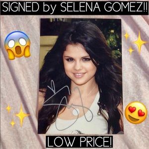 AUTOGRAPHED by SELENA GOMEZ!
